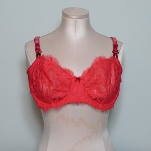 Victoria’s Secret Red Velvet Unlined Wicked Bra